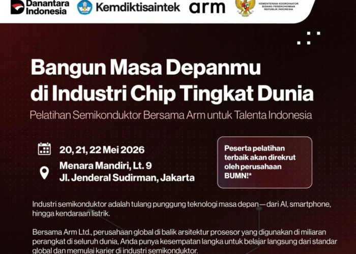 Daftar Sekarang! Pemerintah Buka Pelatihan Semikonduktor, Lulus Bisa Direkrut BUMN