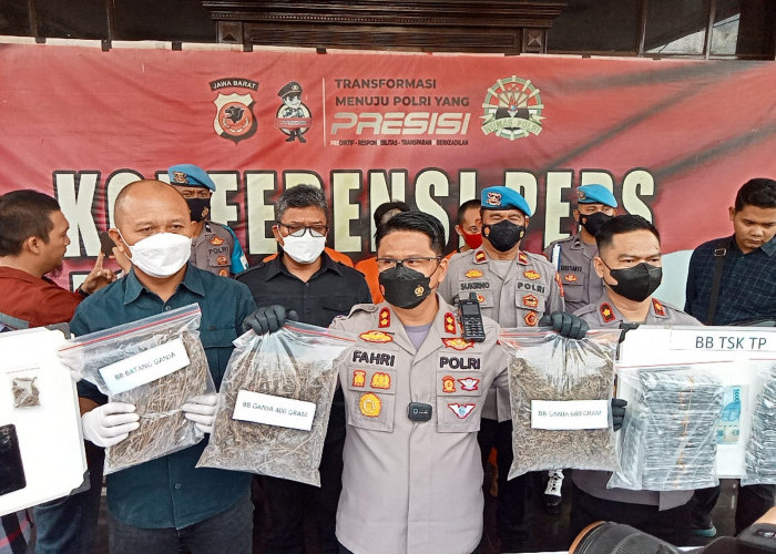 2 Pengedar Ganja di Cirebon Ditangkap, Naik Motor 2 Bulan ke Deli Serdang, Touring Komunitas Motor