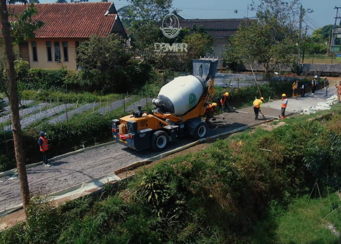 Jabar Punya 18 Unit Mobile Batching Plant, Bangun Jalan Beton di Desa Terpencil Lebih Mudah