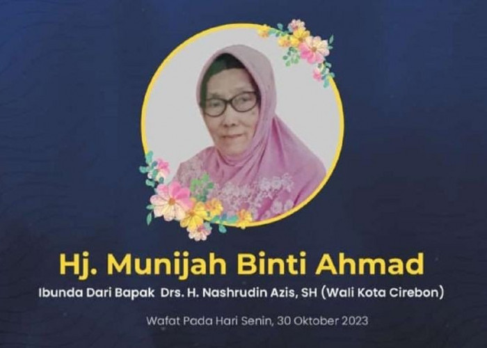 Walikota Cirebon Berduka, Ibu Meninggal Dunia, Disalatkan di Masjid Attaqwa