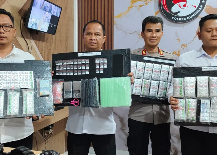 Polisi Mengungkap 4 Kasus Narkoba di Kuningan Selama Februari 2026, 5 Tersangka Diamankan