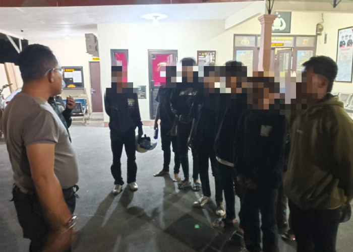 10 Remaja di Cirebon Diamankan Polisi saat Pesta Miras di Malam Lebaran