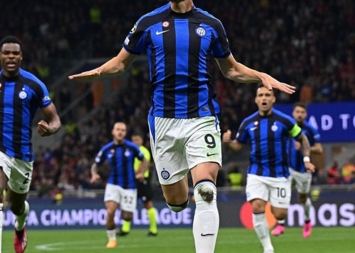 Inter Bungkam AC Milan 2-0 di Leg 1 Semifinal Liga Champions 2022-2023