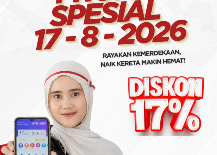 Semarak HUT ke-81 RI, KAI Beri Diskon 17 Persen Tiket Kereta untuk Keberangkatan 17 Agustus