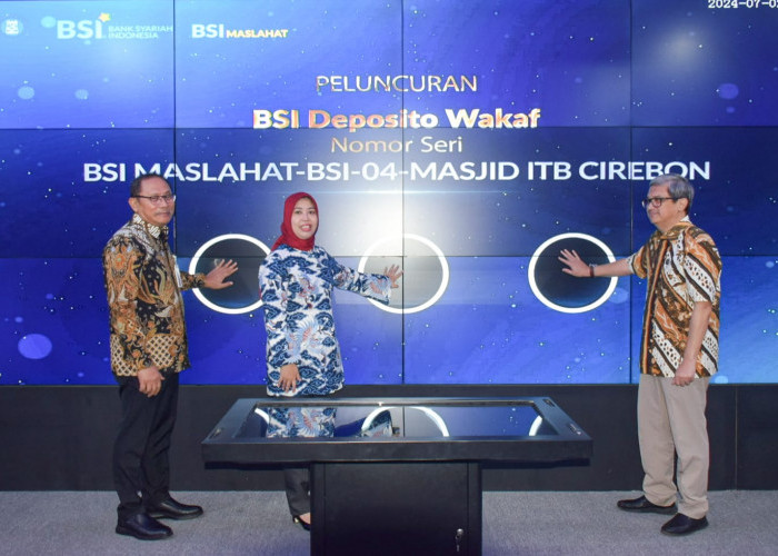 BSI dan ITB Luncurkan BSI Deposito Wakaf untuk Masjid di Cirebon