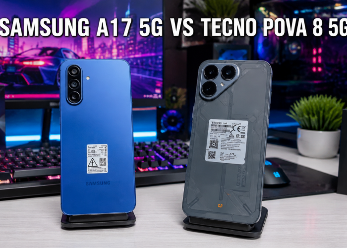 Full Perbandingan Samsung Galaxy A17 Vs Tecno POVA 8 5G, Mana Hp Terbaik? Sama-sama Dilengkapi Kamera 50 MP
