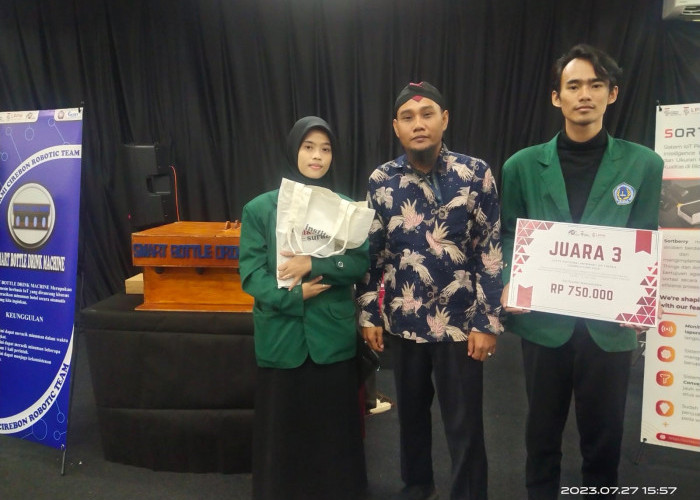Tim Mahasiswa STMIK IKMI Cirebon Sabet Juara 3 Kompetisi IoT 2023