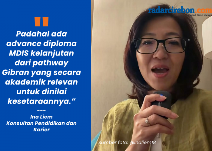 Ina Liem Respons Putusan MK Soal Ijazah Gibran Disebut Tidak Ada: Dikti Tidak Dipanggil di Sidang