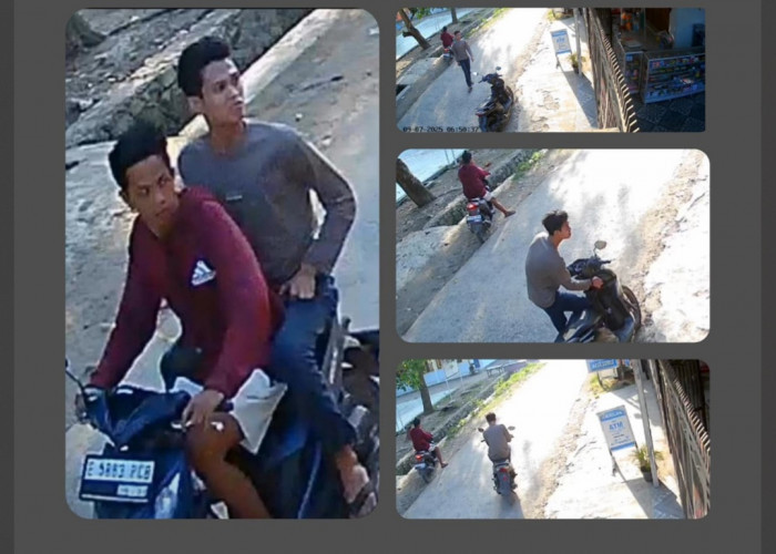 Wajahnya Jelas Banget, 2 Pelaku Pencurian Sepeda Motor di Gowa Kidul Cirebon