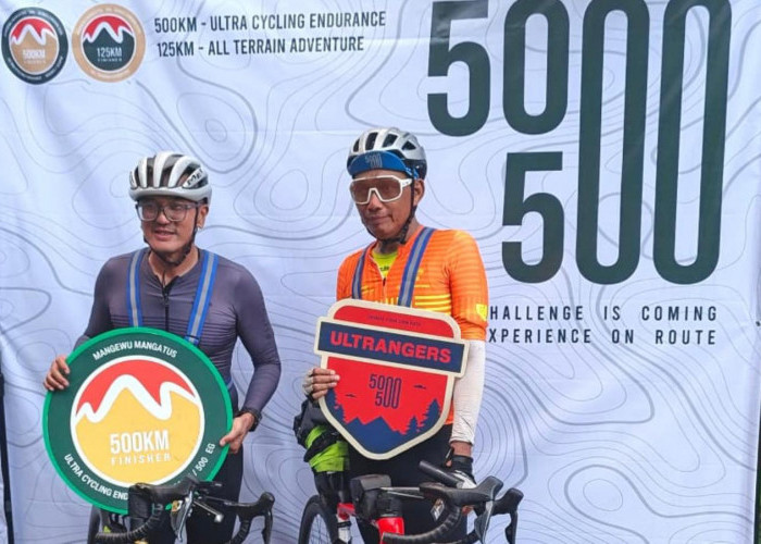 Yanto - Sudarso Satu-satunya Finisher Pairing di Event Ultra Cycling Mangewu Mangatus