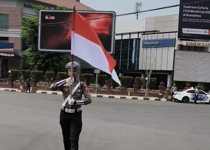 Tiga Menit Hening di Cirebon, Lalu Lintas Dihentikan Saat Detik-detik Proklamasi