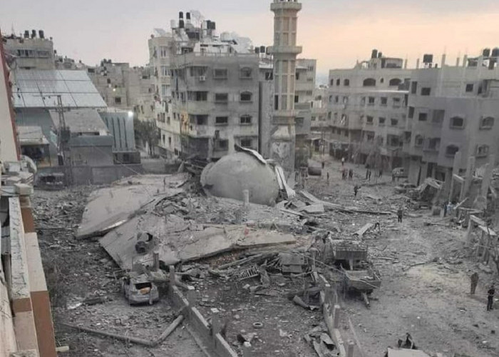 Serangan Balasan Israel dengan Operasi Pedang Besi, Gaza Dibombardir Pesawat Tempur