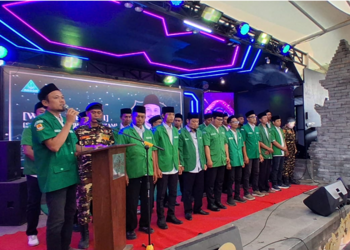 Pelantikan PAC GP Ansor Ciledug, Ini Tiga Pesan Ketua PC Ansor Kabupaten Cirebon