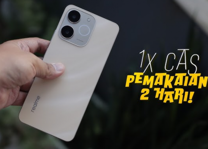 Rekomendasi HP 1 Jutaan, Realme Note 70 Andalkan Baterai Jumbo 6.300 mAh, Harga Mulai Rp1,3 Jutaan