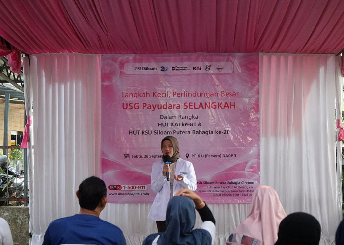 Cegah Kanker Payudara Sejak Dini, KAI Daop 3 Cirebon Gelar Skrining Gratis