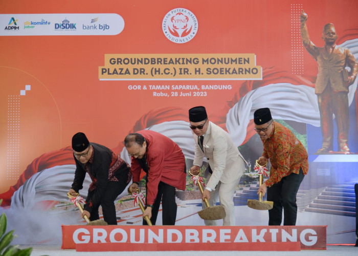 Monumen Plaza Soekarno Dibangun, Ridwan Kamil Lakukan Peletakan Batu Pertama
