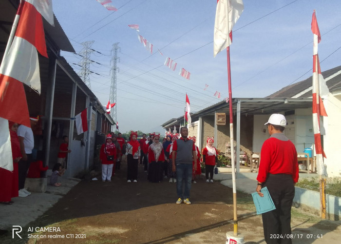 HUT RI ke-79, Warga Cempaka Village Gelar Upacara dan Berbagai Lomba