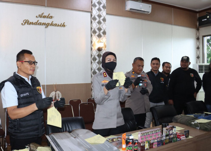 Polres Majalengka Bongkar 3 Kasus Pencurian Alfamart, 4 Pelaku Residivis Dibekuk