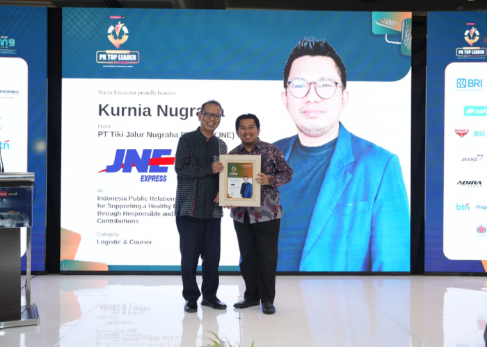 JNE Raih Indonesia Public Relations Top Leader 2026 Kategori Logistik dan Kurir