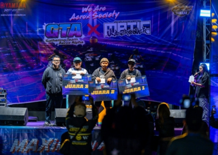 Gathering Team AEROX Hadir kembali, Ratusan Bikers dan Modifikasi AEROX Kepung Jalanan Kota Bandung & Surabaya