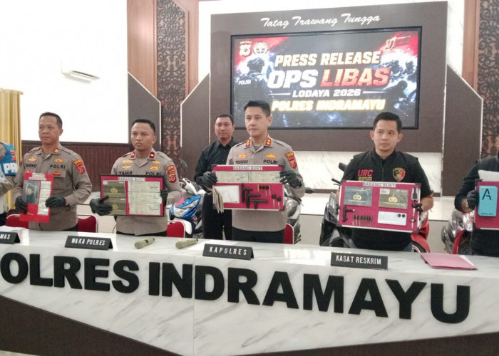 Operasi Libas Lodaya 2026, Polres Indramayu Ringkus 24 Tersangka Kejahatan Jalanan