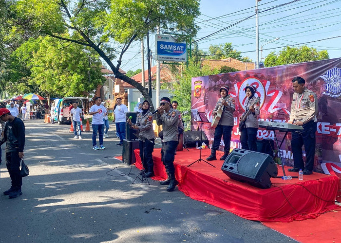Kapolresta Cirebon dan Bageur Band Hadiri di Car Free Day, Menghibur Sekaligus Mengedukasi
