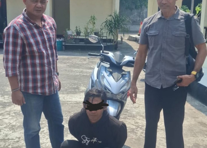 Motor Korban Dicuri Saat Tertidur, Polisi Bekuk Pelaku