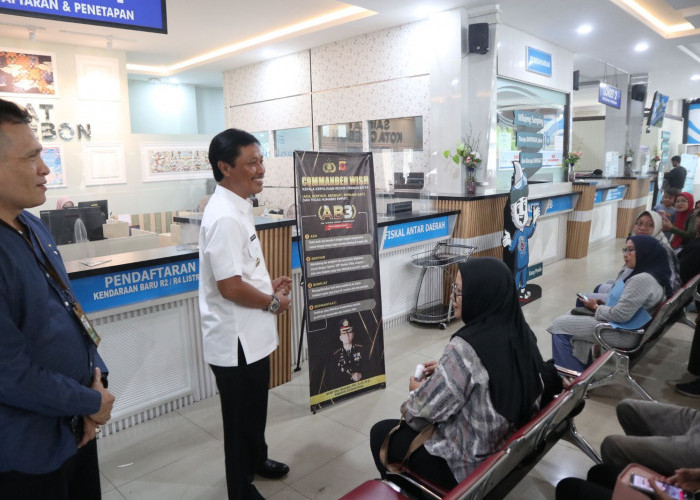Antusiasme Bayar Pajak Kendaraan Tinggi, Walikota Cirebon: Alhamdulillah, Bukti Kesadaran Warga Tinggi