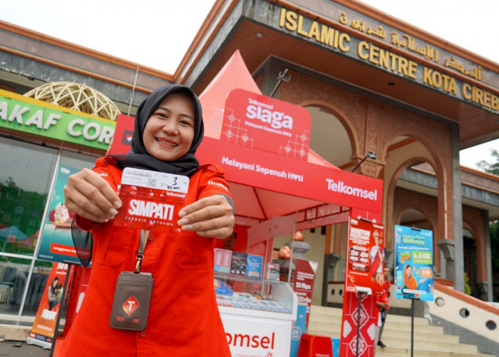 Telkomsel Buka Posko Siaga Ramadan 2026 di Masjid Raya At-Taqwa Cirebon, Perkuat Ekosistem Digital