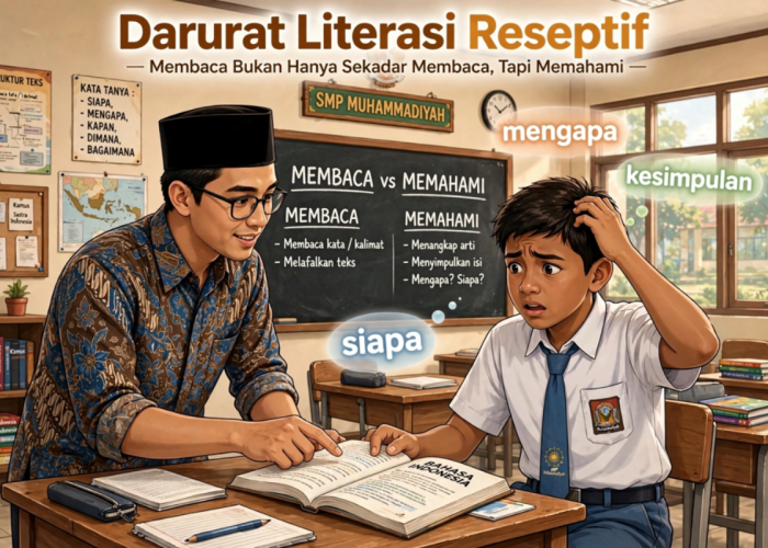 Darurat Literasi Reseptif: Siswa SMP Bisa Membaca, tetapi Tidak Memahami Isinya