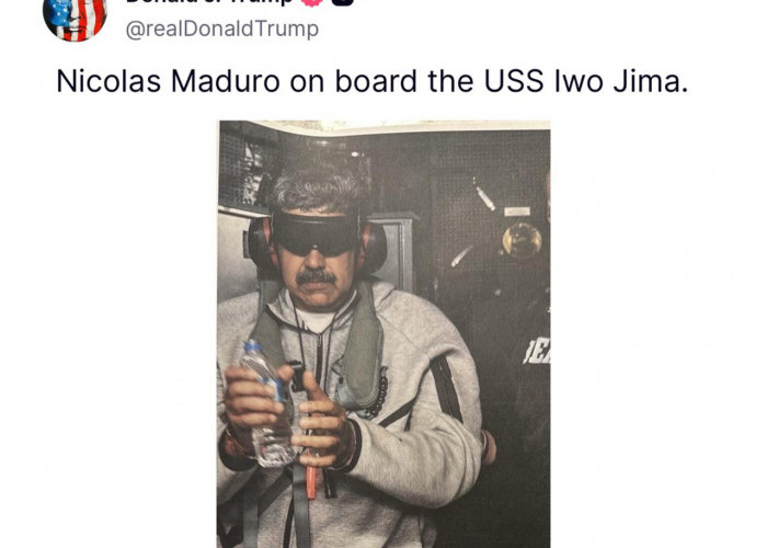 Penampakan Presiden Venezuela Nicolas Maduro Ditangkap Delta Force Amerika Serikat, Elon Musk Selamati Trump