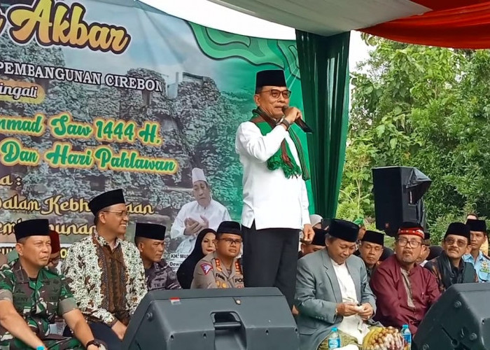 Hadiri Tabligh Akbar di Goa Sunyaragi, Moeldoko: Jaga Stabilitas Indonesia 