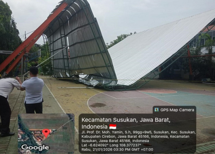 Kanopi SMAN 1 Susukan Ambruk Diterjang Angin, Seorang Guru Meninggal Dunia Bukan Korban