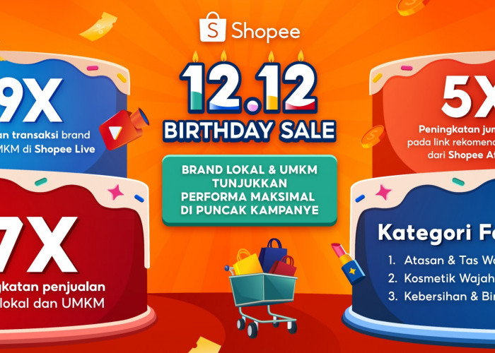 Momen Euforia Shopee 12.12 Birthday Sale: Brand Lokal dan UMKM Sukses Tingkatkan Penjualan Hingga 7 Kali Lipat