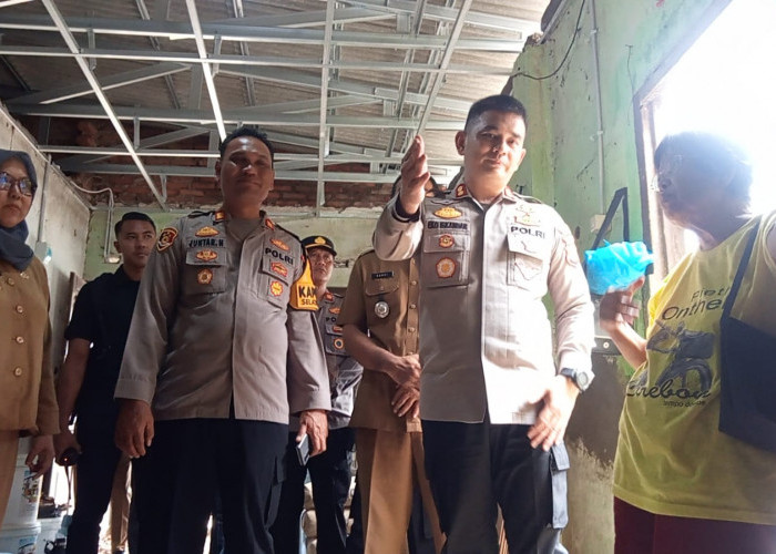 Program Rutilahu Polres Cirebon Kota, Rumah Lansia di Pekalipan Kini 80 Persen Rampung