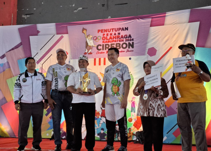 Porkab Cirebon 2024 Selesai, Kecamatan Sumber Juara Umum 