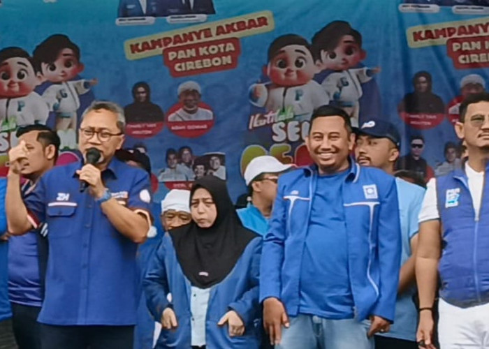 Kampanye Akbar PAN di Kota Cirebon, Zulhas: Target 11 Persen Kursi DPR RI