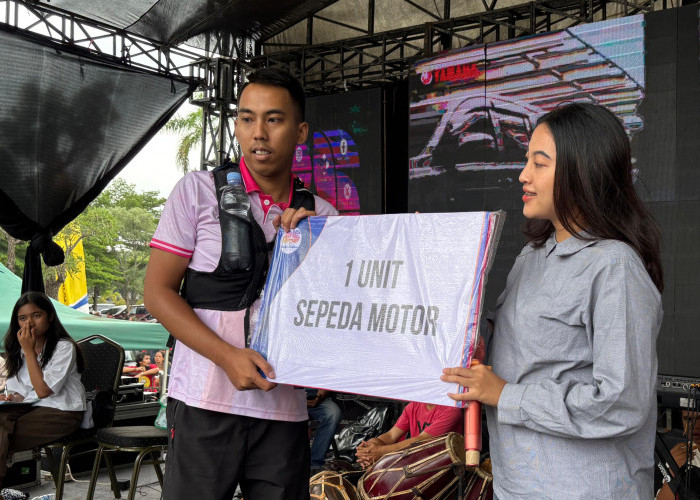 Cerita Pemenang Sepeda Motor Yamaha di Jalan Sehat Radar Cirebon, Sampai Gemetar