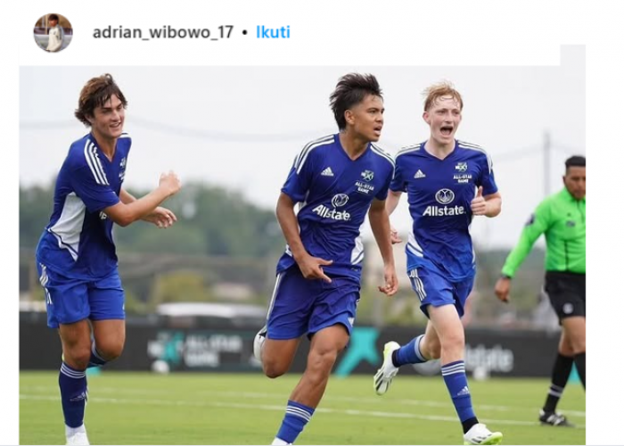 Calon Pemain Naturalisasi di MLS Berusia 18 Tahun, Adrian Wibowo: Saya Terbuka untuk Bela Indonesia