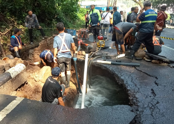 Bukan Pertama Kali Pipa PDAM Bocor di Plangon, Adakah Pengaruh Sesar Baribis, Simak Jawaban Dirut