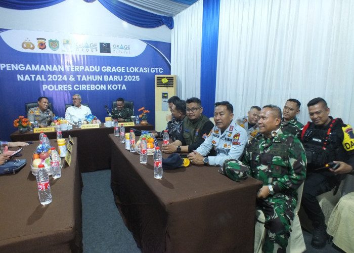 Dandim 0614/Kota Cirebon Bersama Forkopimda Kota Cirebon Melaksanakan Monitoring Malam Tahun Baru