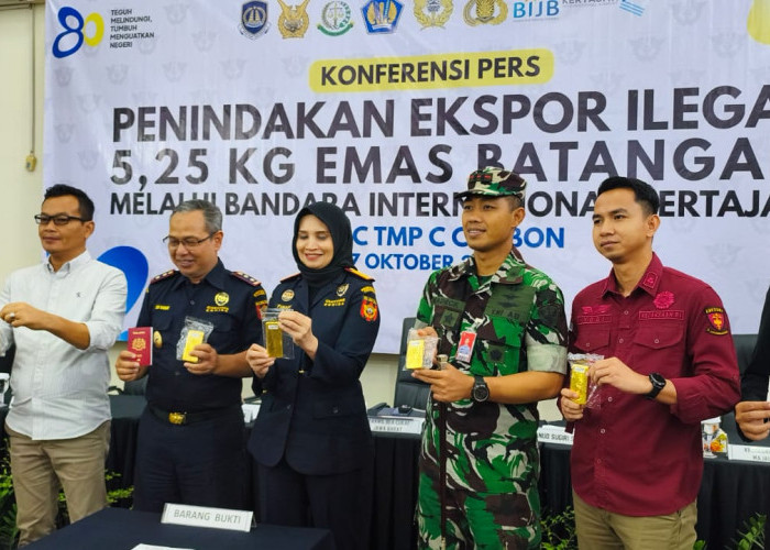 Emas 5,25 Kg Senilai Rp12 Miliar Disembunyikan di Koper, Gagal Diselundupkan Lewat Kertajati