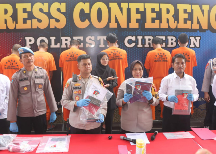 Satreskrim Polresta Cirebon Ungkap 8 Kasus Kejahatan Selama Februari 2024