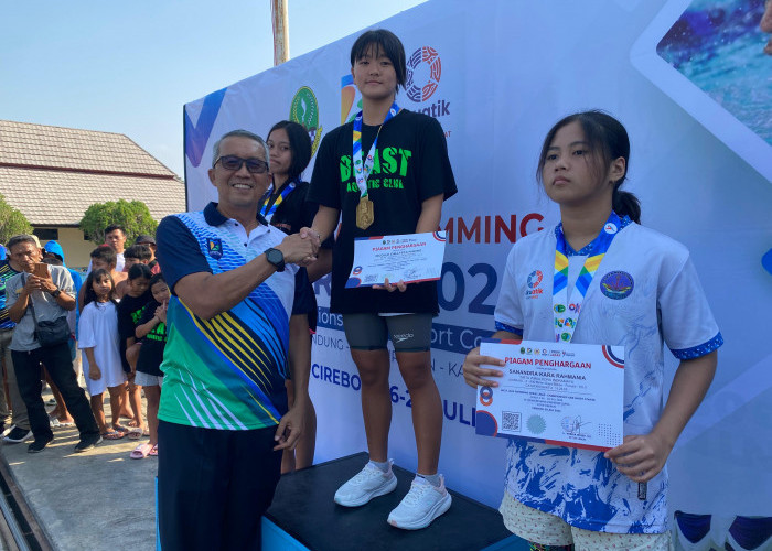 Kota Cirebon Tuan Rumah West Java Swimming Series 2024 Rekor Bersejarah Catherine Surya Terpecahkan