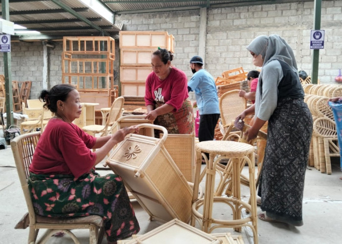 Gegara Donald Trump, Pelaku Industri Rotan di Kabupaten Cirebon Terancam Rugi 