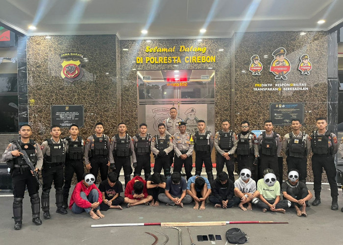 RASAIN! 10 Pemuda Gagal Tawuran di Arjawinangun Cirebon, Berakhir Diajak Selfie sama Tim Raimas Macan Kumbang