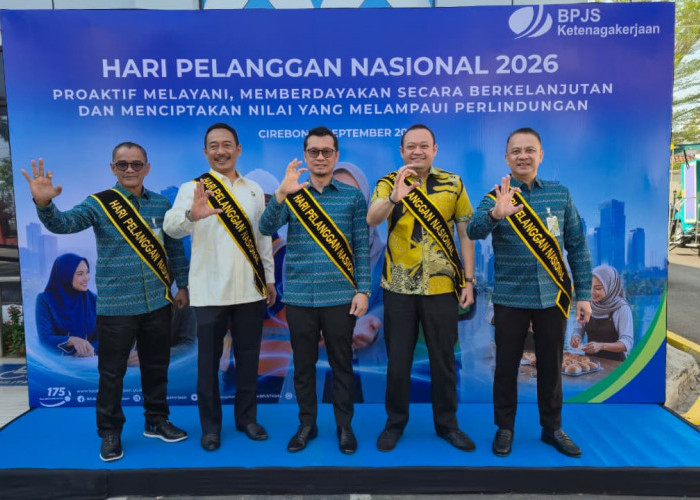 BPJS Ketenagakerjaan Rayakan Harpelnas 2026 di Cirebon