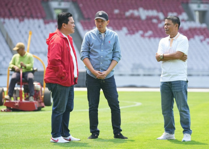 Cek Kondisi SUGBK Jelang Laga Timnas Indonesia vs Australia, Erick Thohir: Stadion Cukup Baik