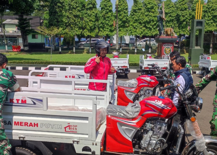 Ini Penampakan Motor Koperasi Merah Putih di Kuningan: Mulai Disalurkan, 2 Unit di Desa Cipicung