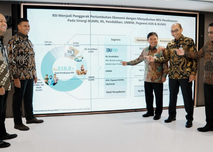 Kinerja BSI 2025 Moncer, Pembiayaan Tumbuh Dua Digit dan Laba Tembus Rp7,5 Triliun